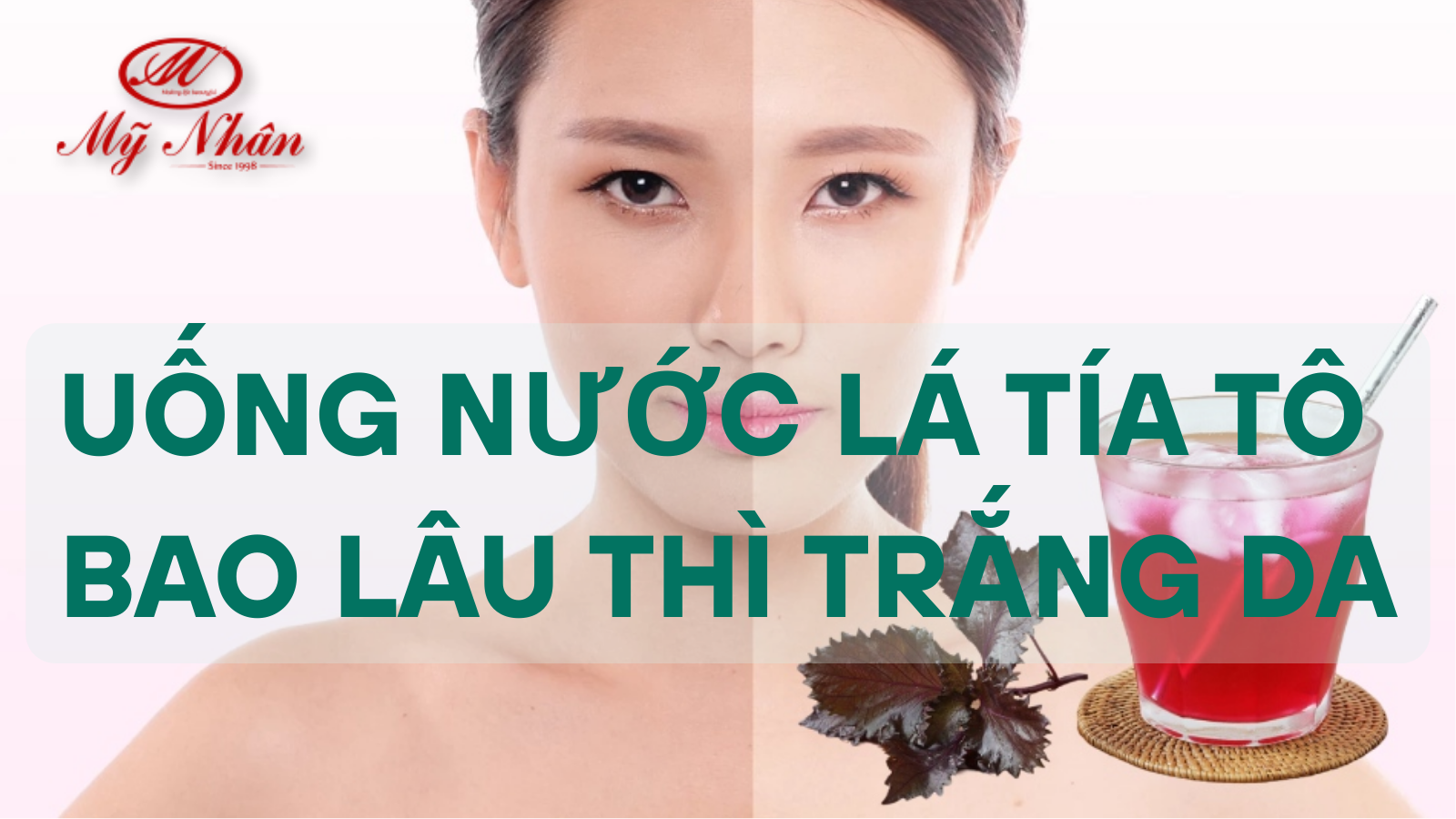 Uống Nước Lá Tía Tô Bao Lâu Thì Trắng Da